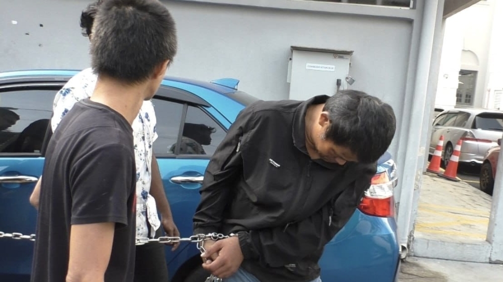 Man remanded after 100km police chase in Pasir Gudang ends with lorry ramming patrol car