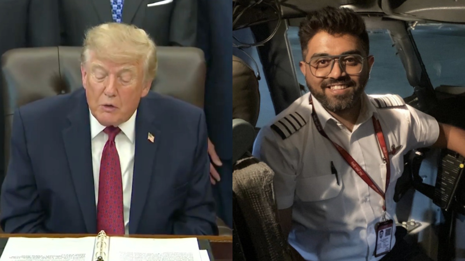 ‘A hero’: Trump on Indian pilot Smit Machchhar after mid-air cockpit attack