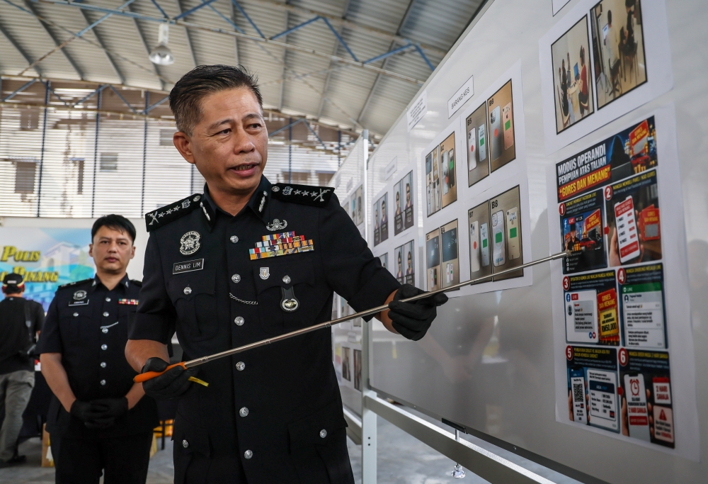 US$2m ‘scratch and win’ scam busted in Penang, 29 arrested