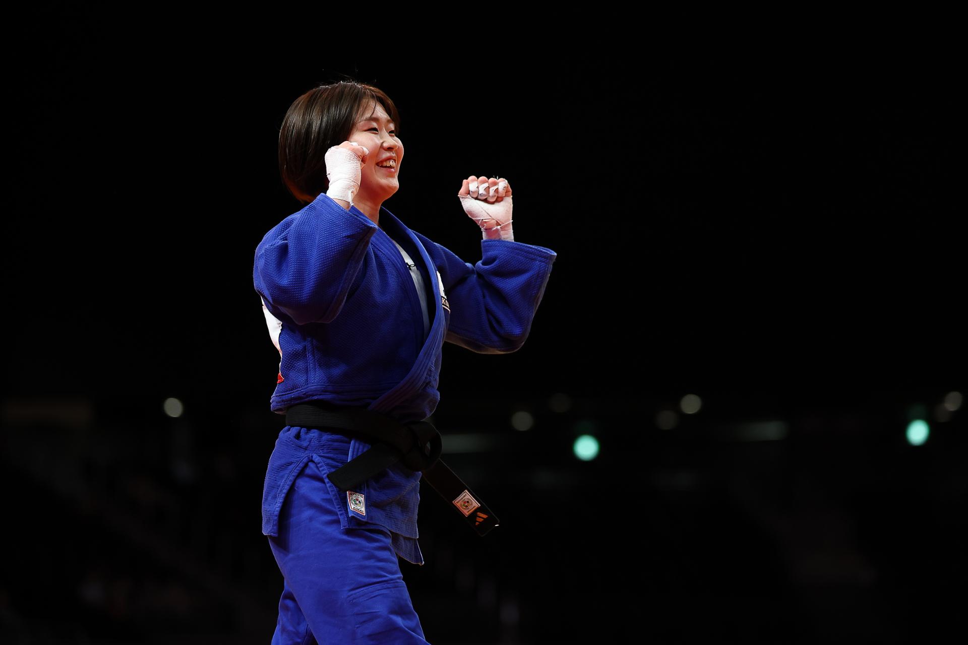 S. Korea's Huh Mimi wins gold in women's judo, 1st at 2026 Asian Games