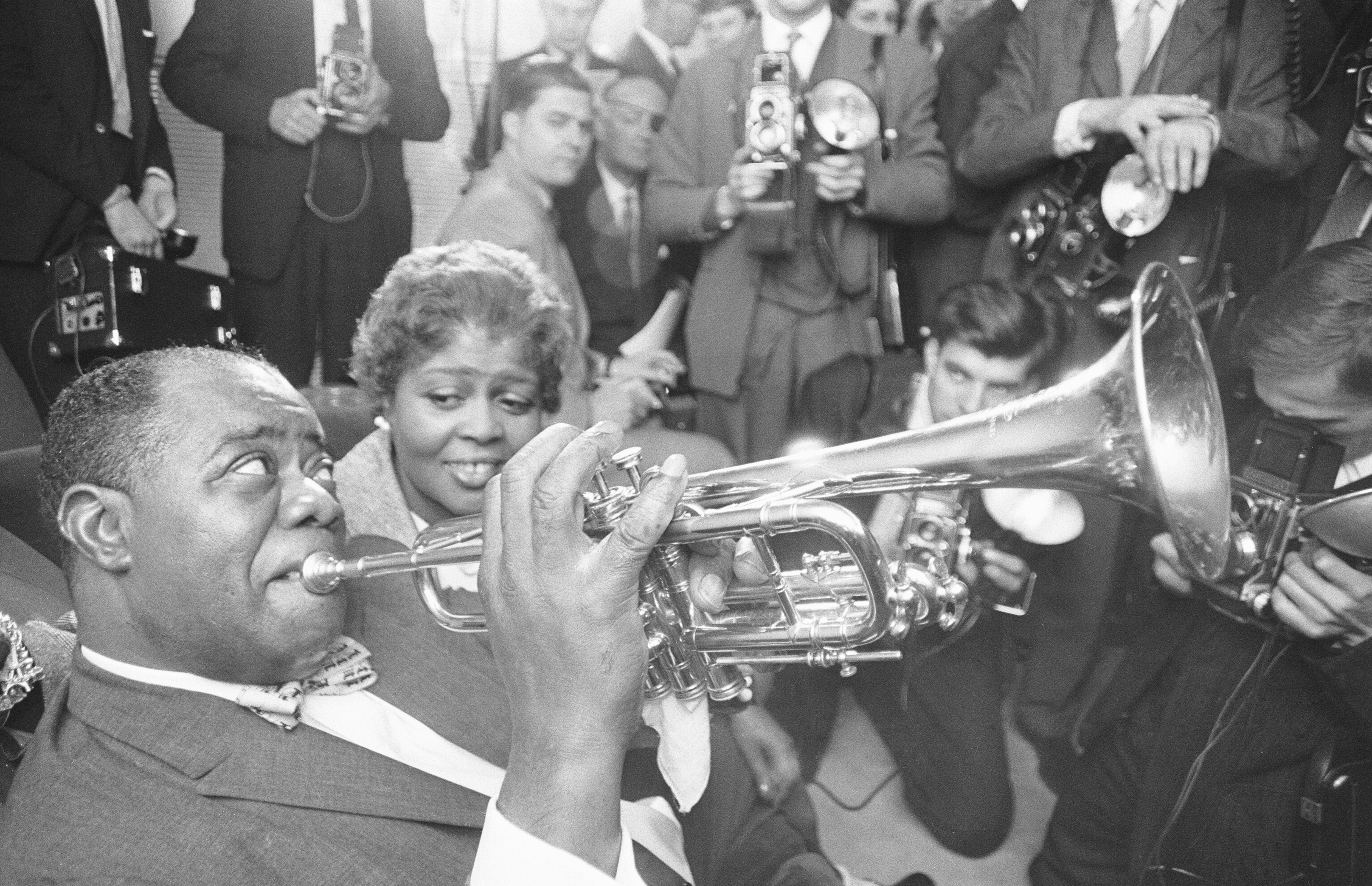 Louis Armstrong at the Pyramids: The story behind jazz’s most charming photo