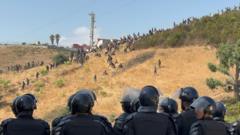 Morocco detains dozens of migrants trying to cross into Ceuta, reports say