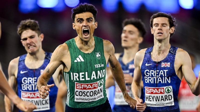Coscoran storms to bronze medal in 1500m European final