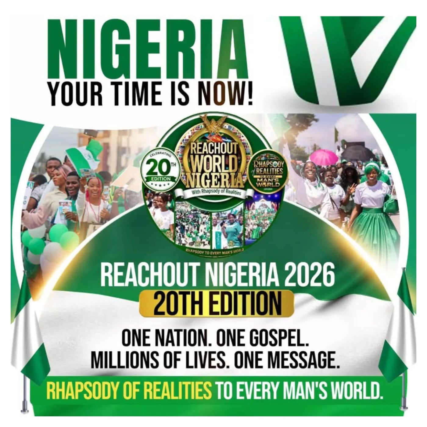 20 years of impact: ReachOut Nigeria marks 20th edition with 100m copies of Rhapsody of Realities