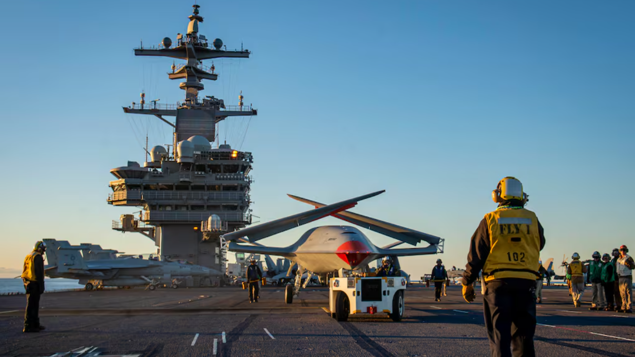 The US Navy finally has a carrier with a built-in center for drones and other unmanned aircraft