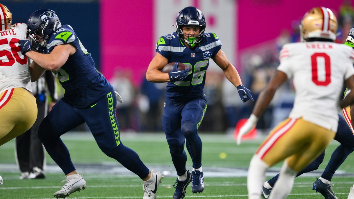 Seahawks’ Zach Charbonnet will be back from injury soon, posing questions for fantasy managers