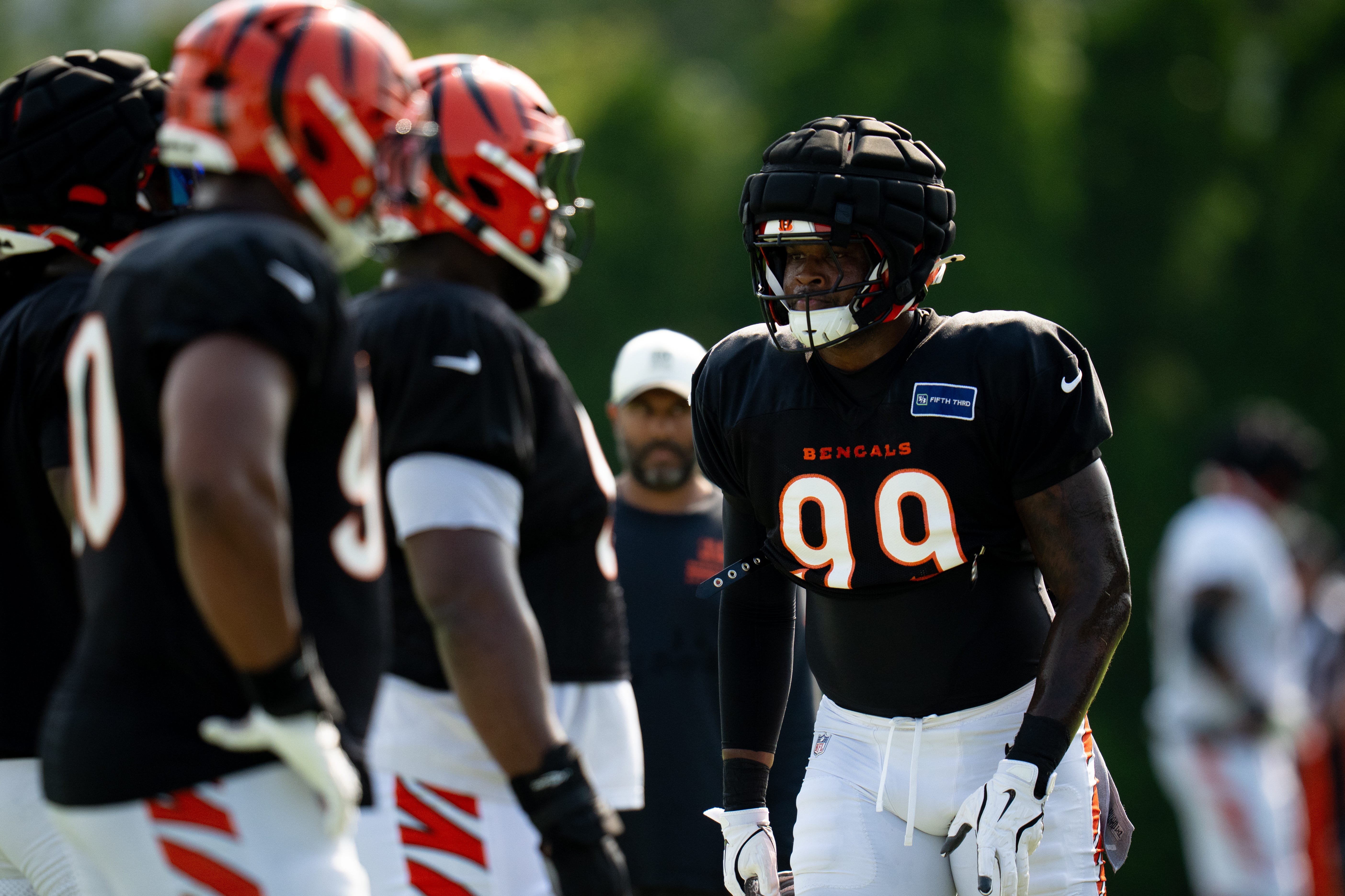 Here's why Myles Murphy left Bengals practice early on a cart