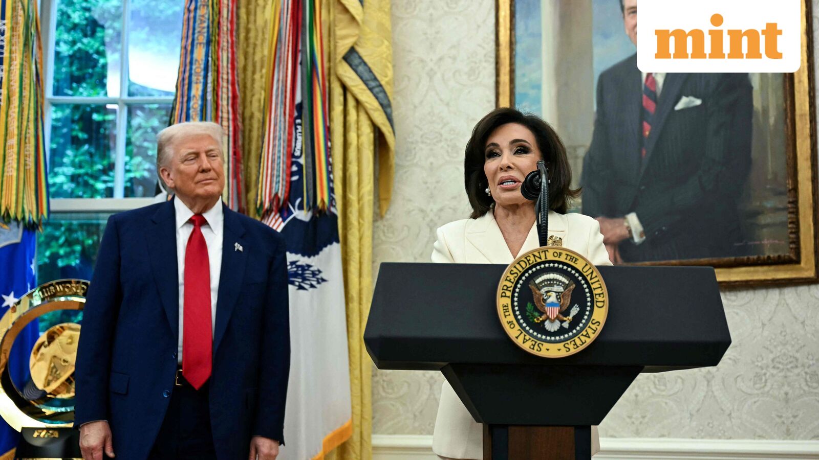 Trump meets Jeanine Pirro amid concerns over her future as attorney for dropping Reflecting Pool case against Olympian