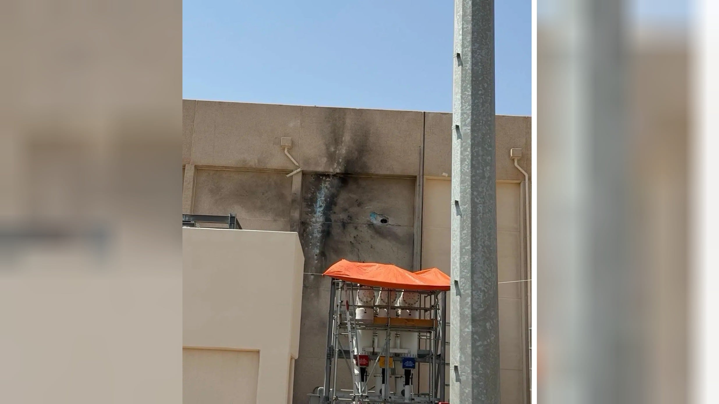 Falling debris from intercepted Houthi missile causes damage in Khamis Mushait