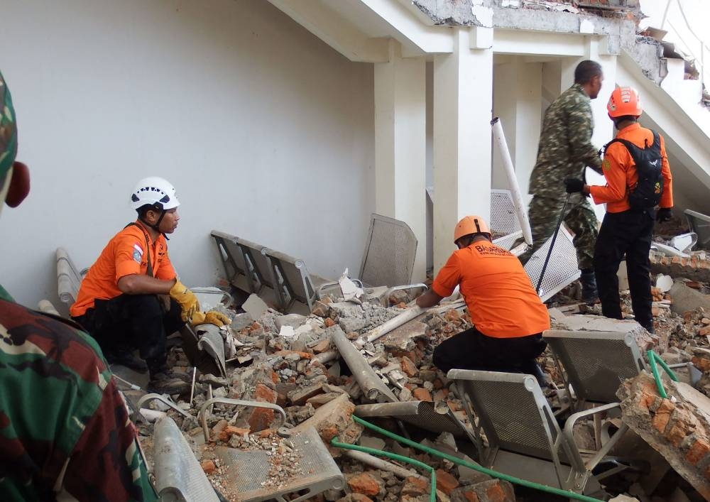At least 40 killed as massive earthquake hits Indonesia