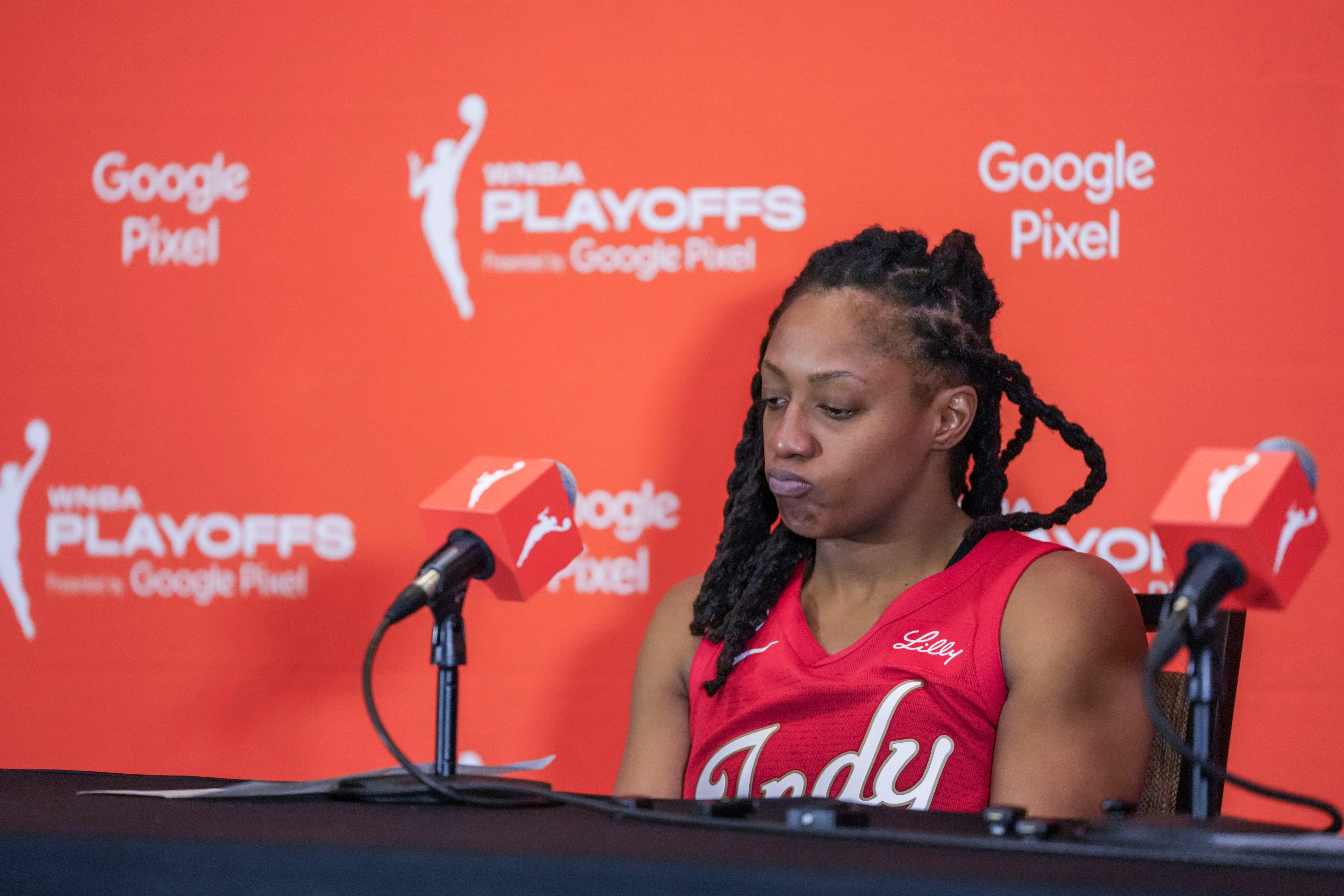 Fever eliminated by Aces as Caitlin Clark, Kelsey Mitchell falter