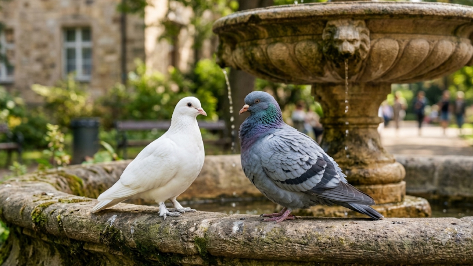 White vs grey pigeon: What the colour difference really means