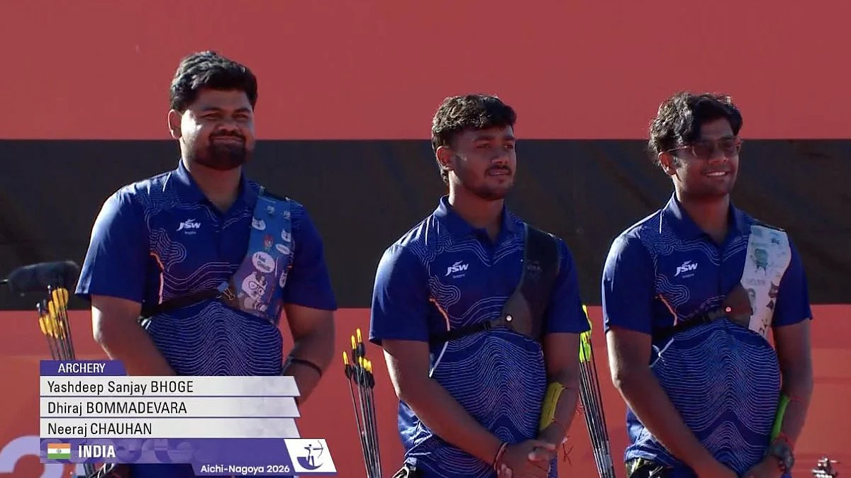 Asian Games 2026: India’s Men’s Recurve Archery Team Wins Silver After 1-5 Defeat To South Korea In Gold Medal Final | Watch