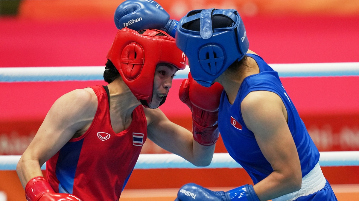 Thai boxer Focus wins historic Asian Games gold