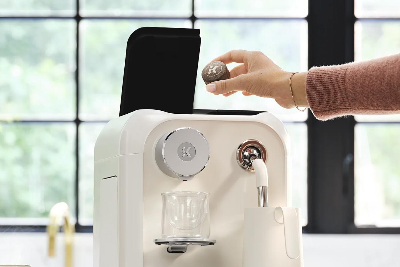 Keurig’s new machine uses plastic-free compressed coffee pucks