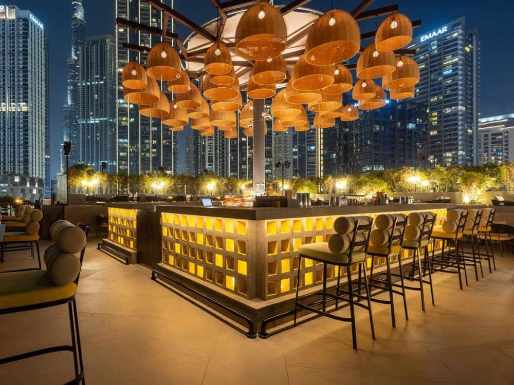 This Dubai rooftop is throwing a glamorous Halloween brunch after dark