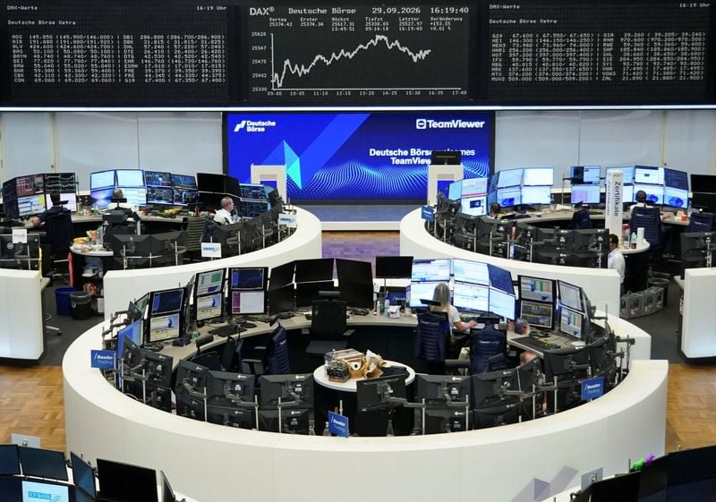 European shares rebound after bond rout on easing Fed rate-hike bets