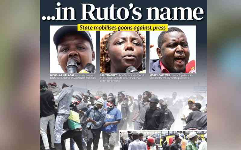 Protest against Standard Group ends in dispute over payments