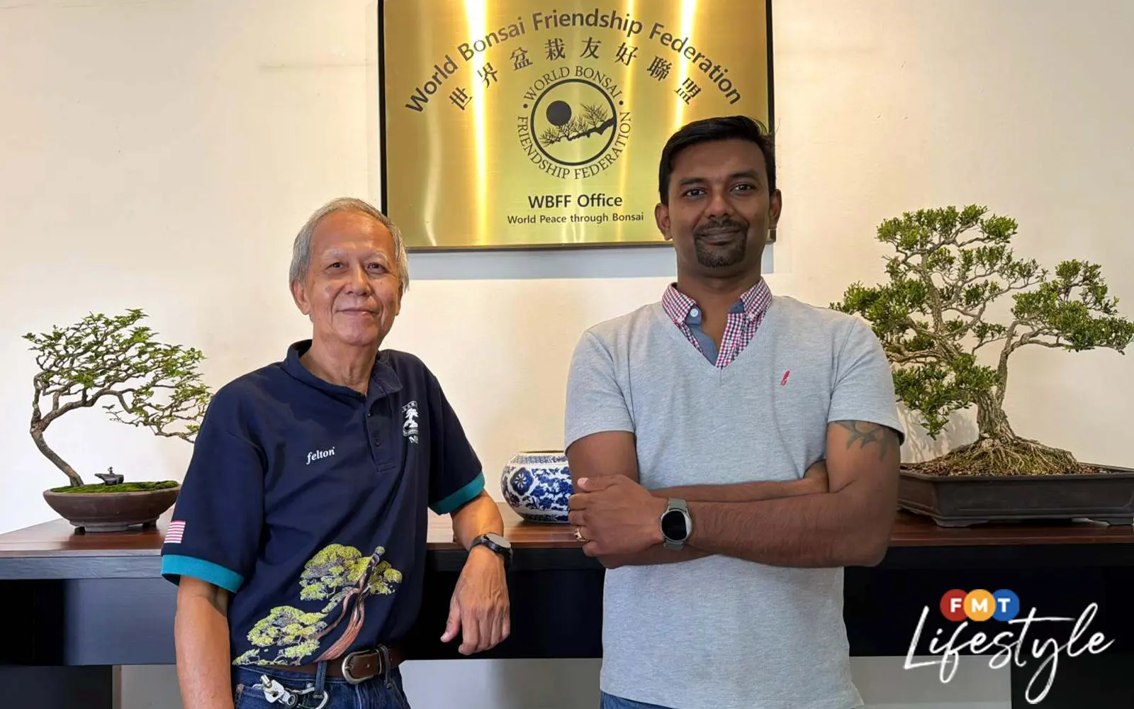 For these two men, bonsai is a lesson in slowing down