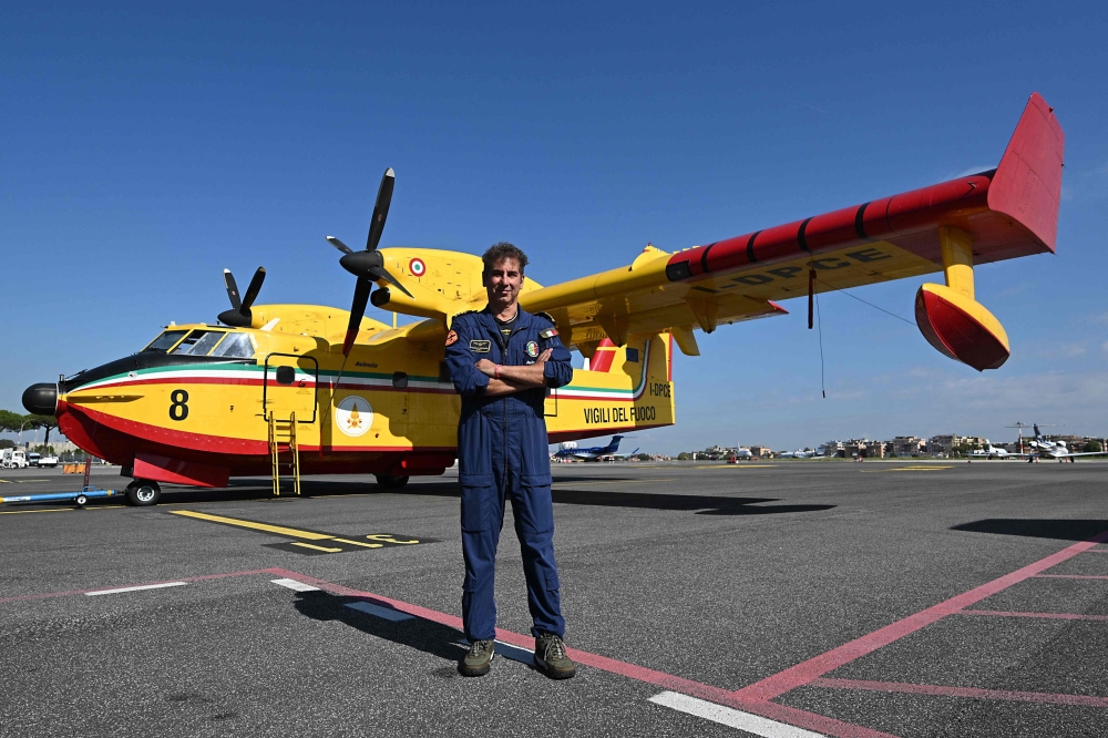 Italy’s wildfire planes are finally home after an ‘exceptional’ summer
