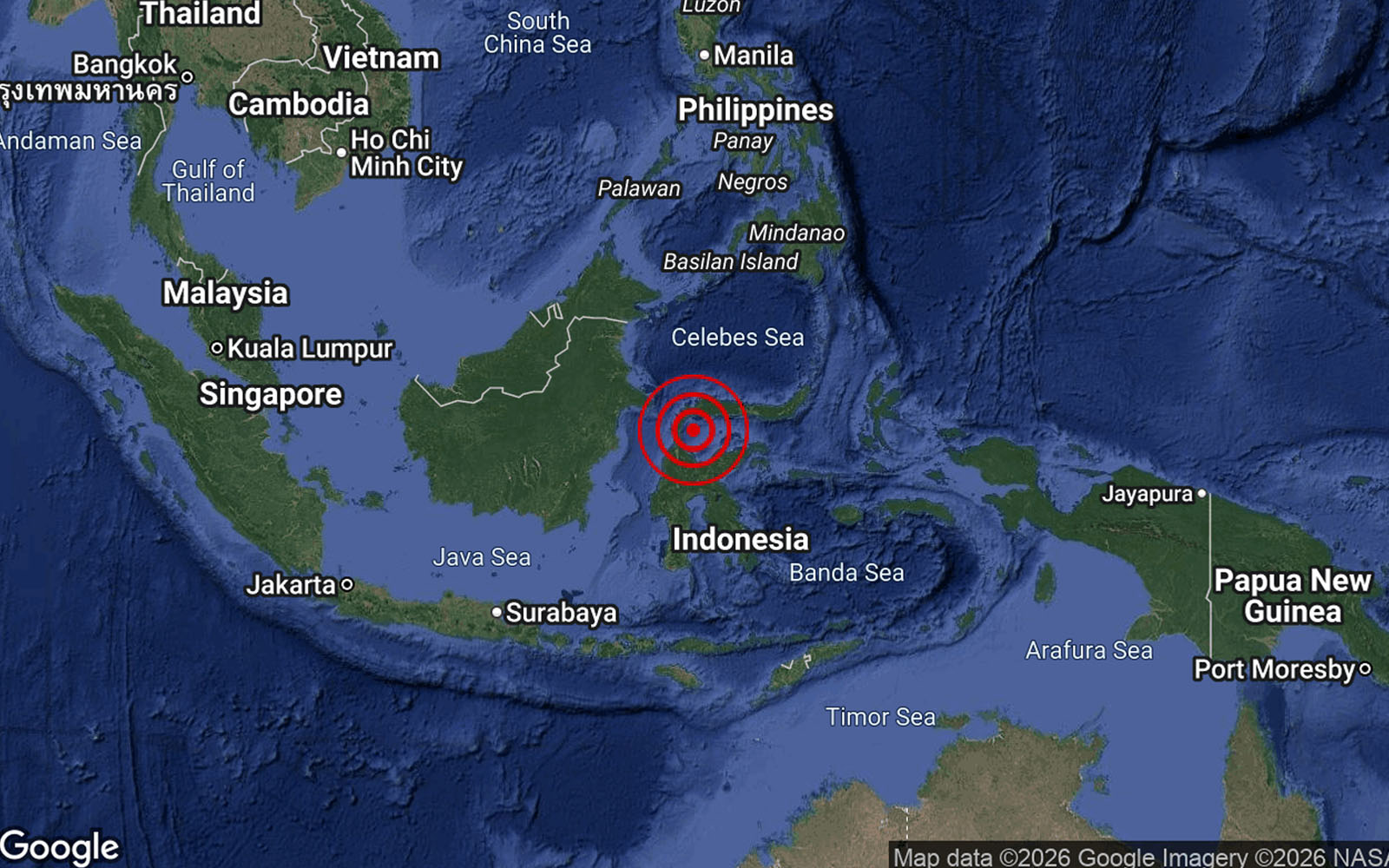 Tremors in Semporna, Tawau after 6.1-magnitude quake hits Sulawesi