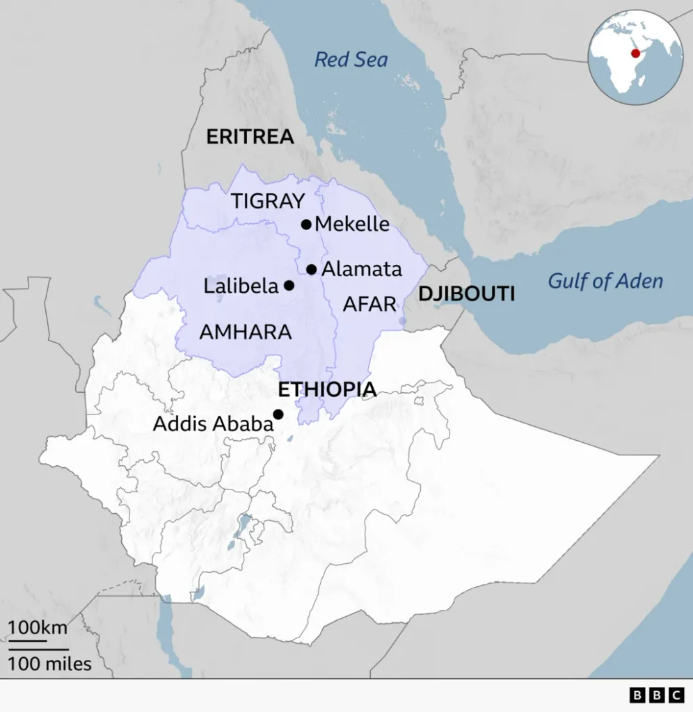 Ethiopia and Eritrea sever diplomatic ties as northern conflict escalates