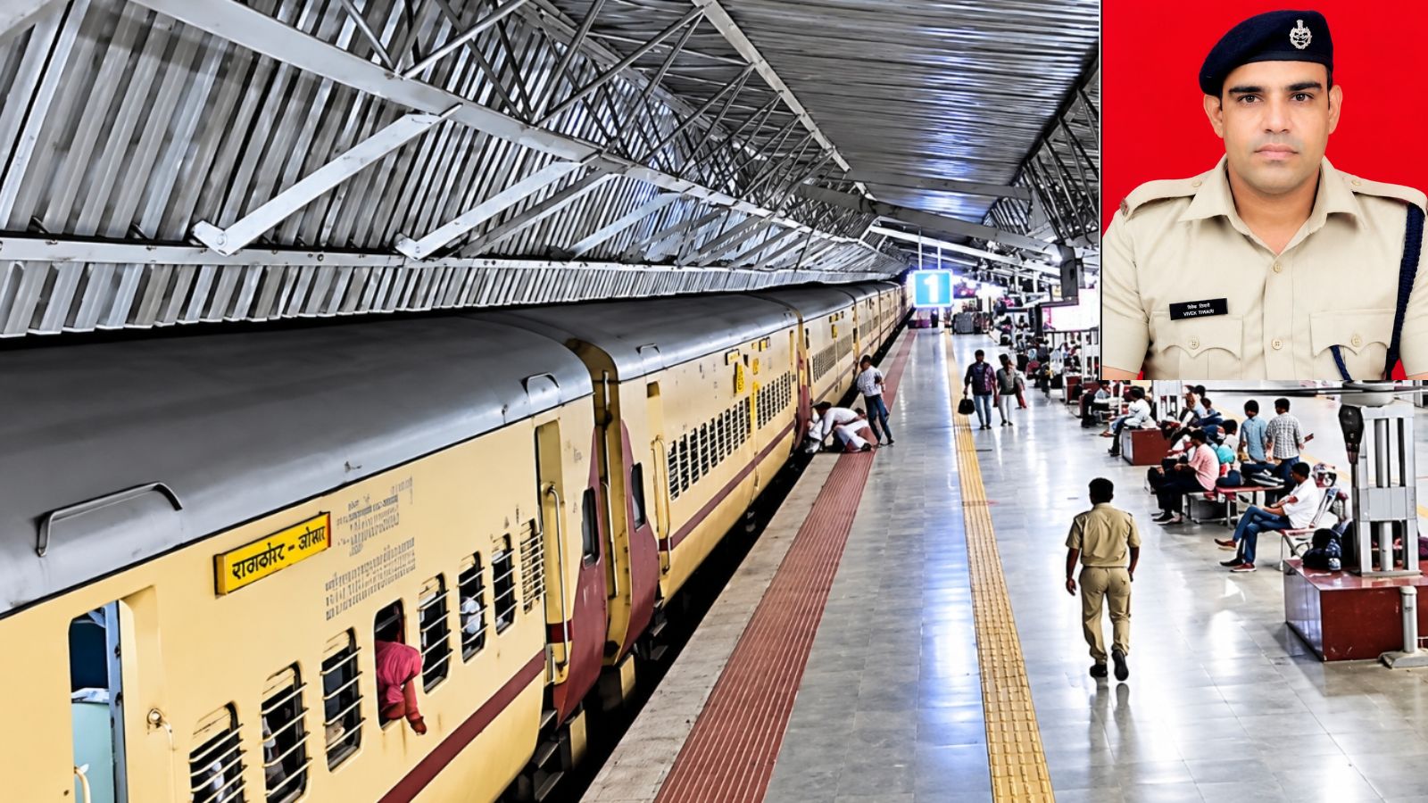 Railway constable saves passenger from falling between train and tracks in Gujarat