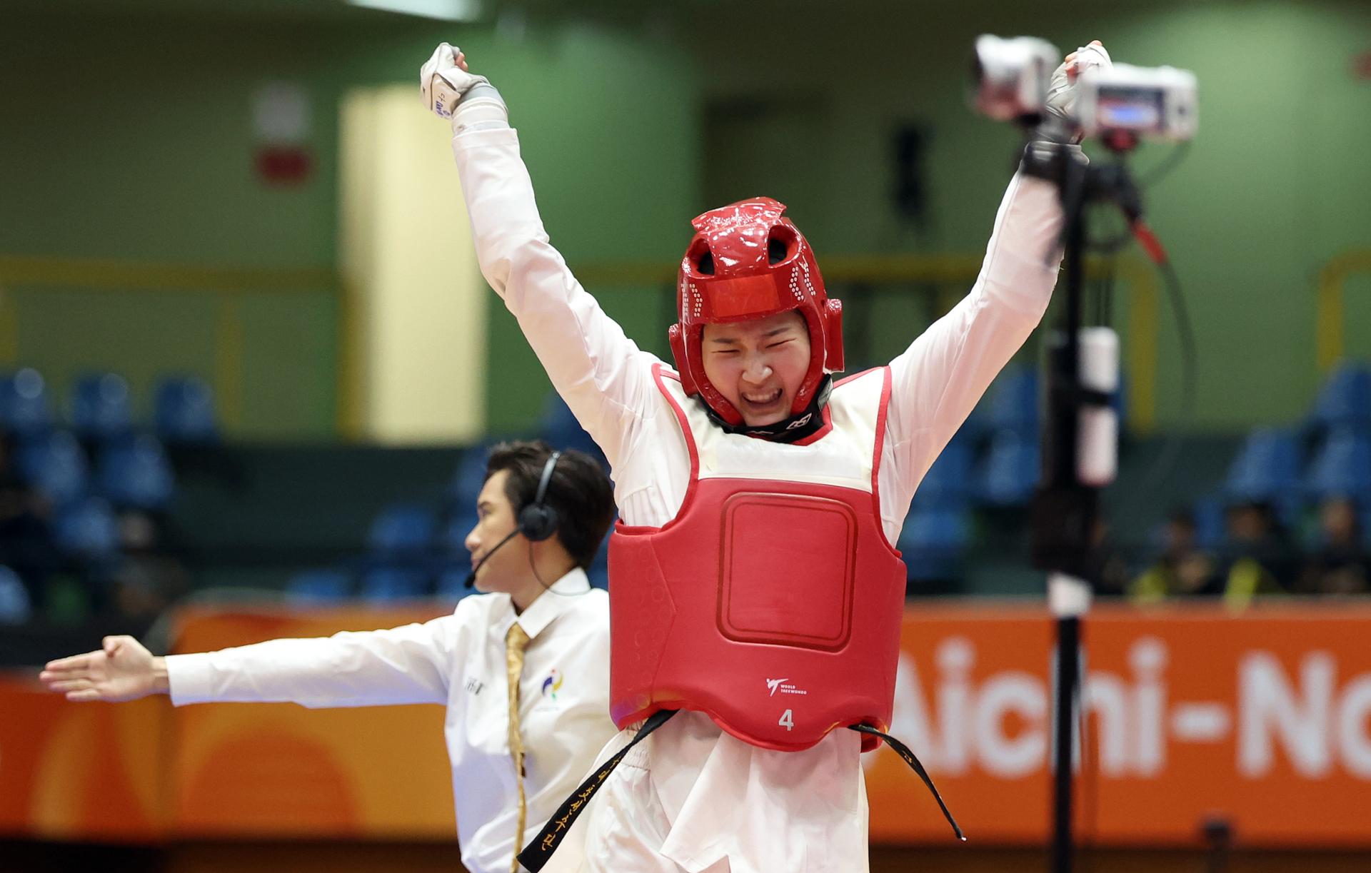 S. Korea's Song Da-bin wins gold in women's taekwondo