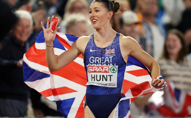 Hunt bags third Euro gold, Diaz shines in triple jump