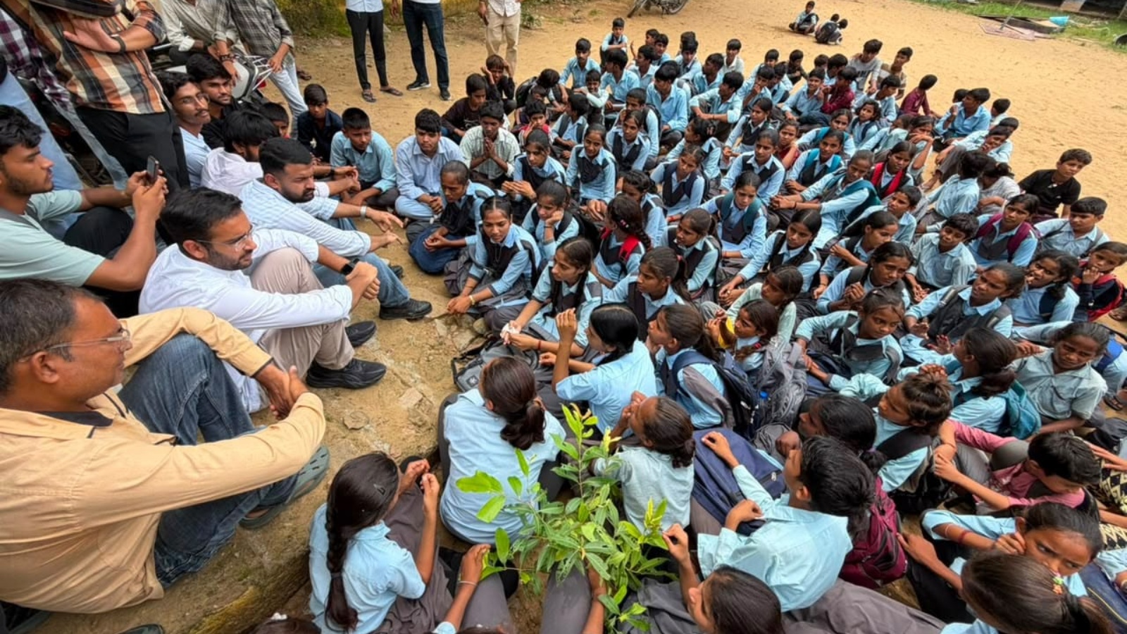 Roof collapse in Rajasthan school catches Cockroach Janta Party’s attention