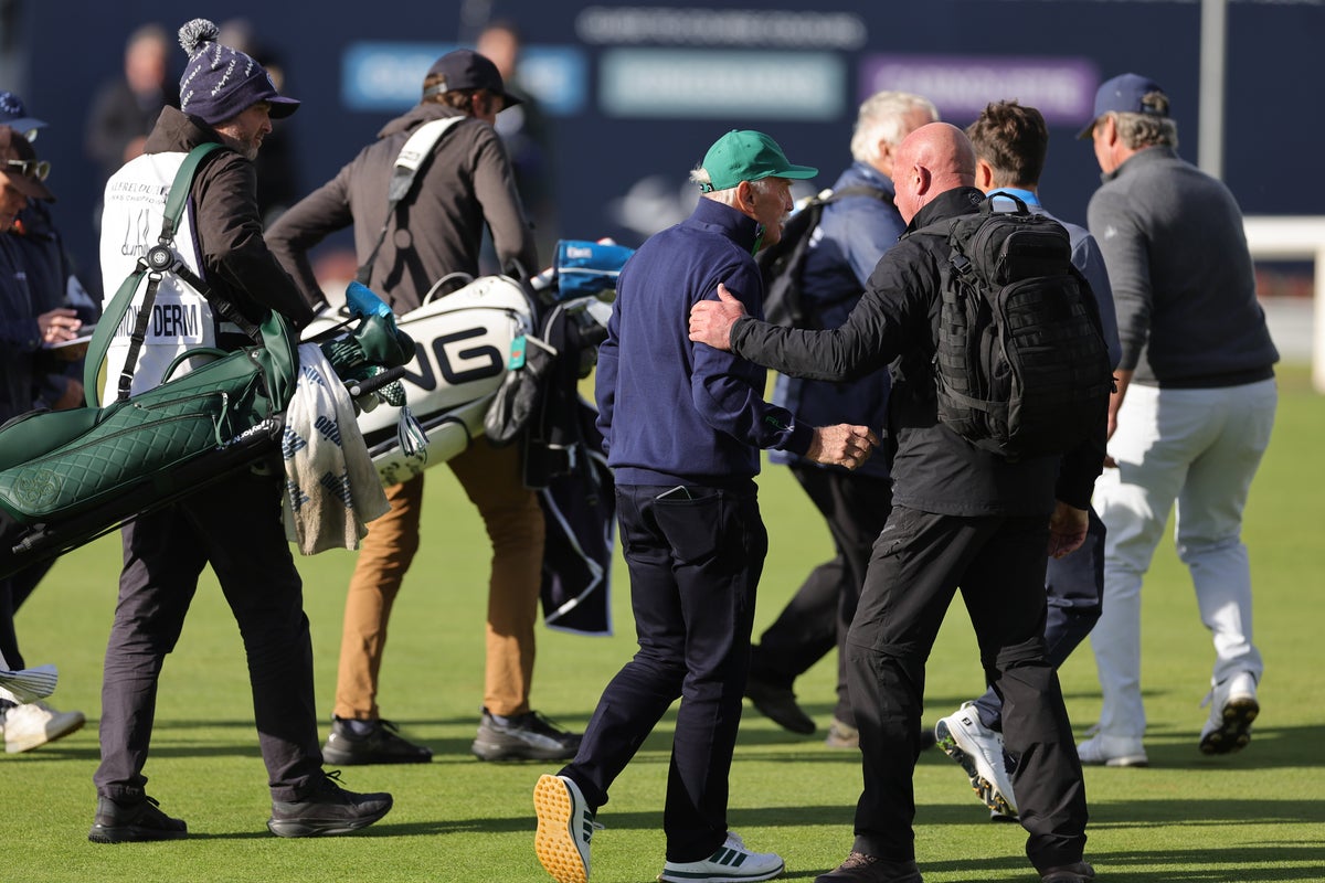 Celtic owner targeted by fan protest as he played in St Andrews pro-am