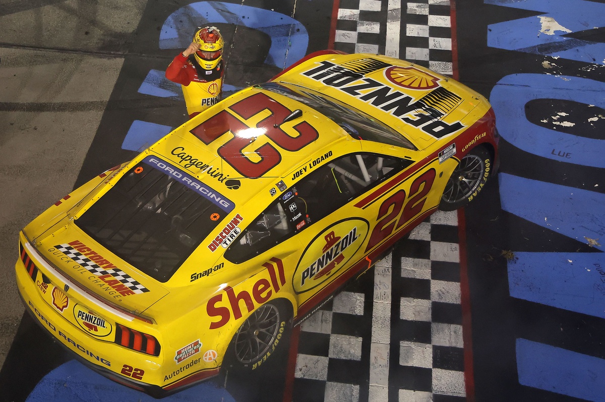 Joey Logano holds off Chase Briscoe to win NASCAR Cup race at Richmond