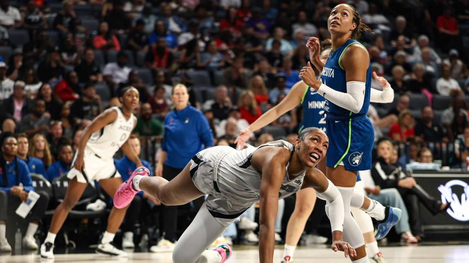 Aces come away from battle against title favorite Lynx with teachable moments