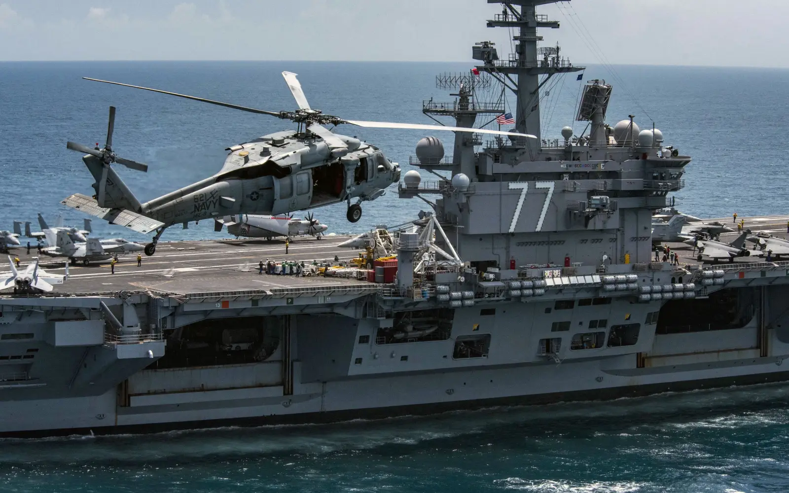 US carrier George H.W. Bush visits Thailand after Middle East deployment