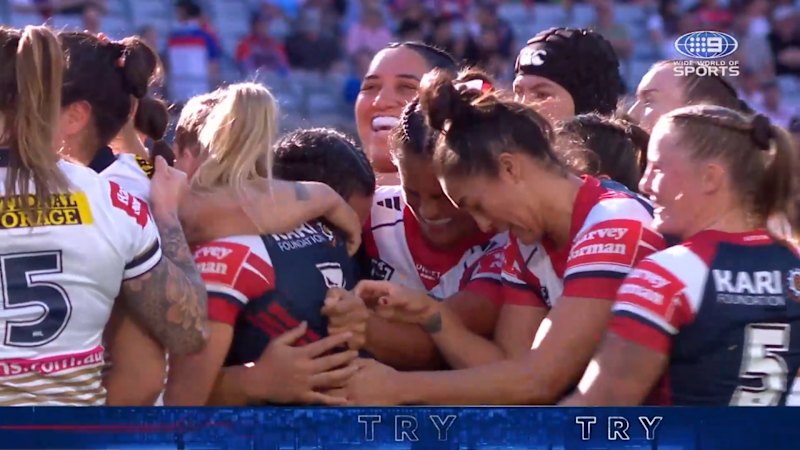 Hall barges over in first-half onslaught