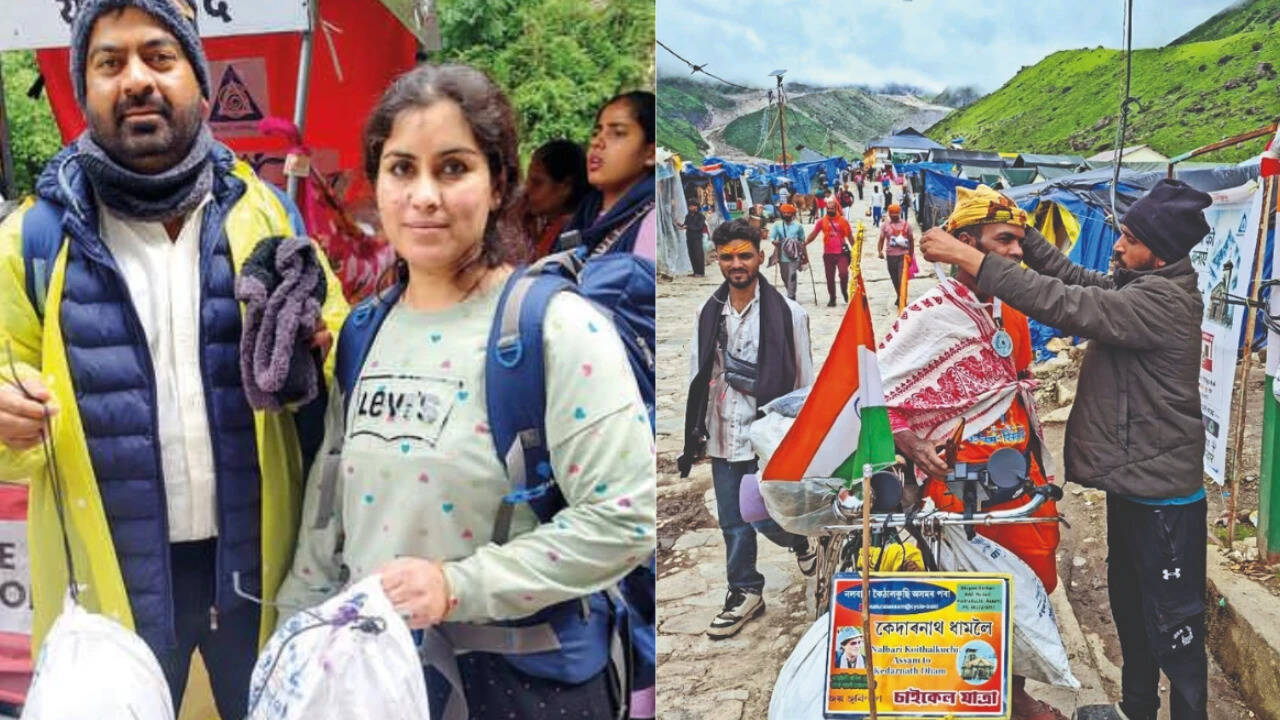 In a 1st, thousands of Kedarnath pilgrims bring back tonnes of trash from shrine
