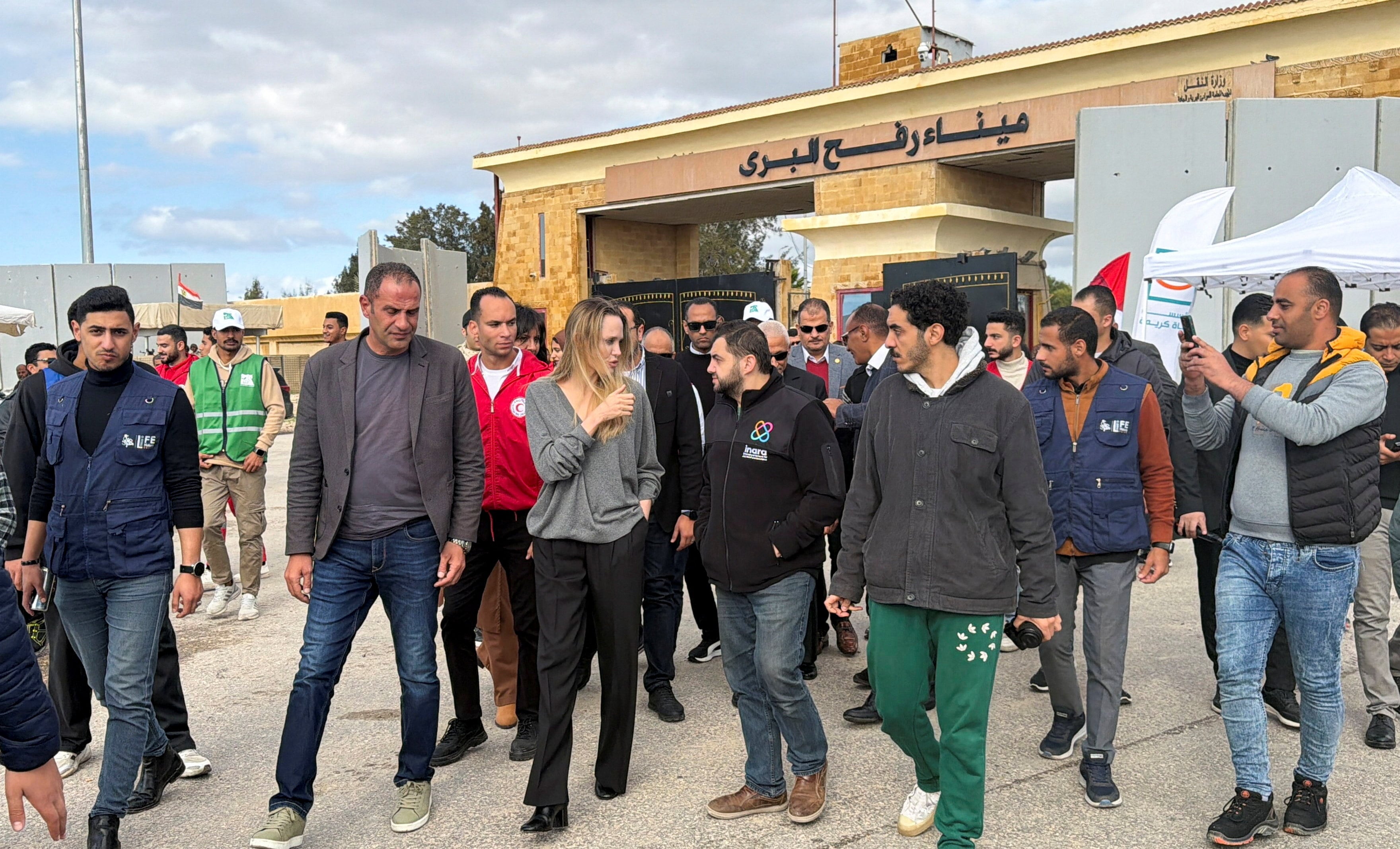 Angelina Jolie shares images of Gaza destruction and calls for urgent aid