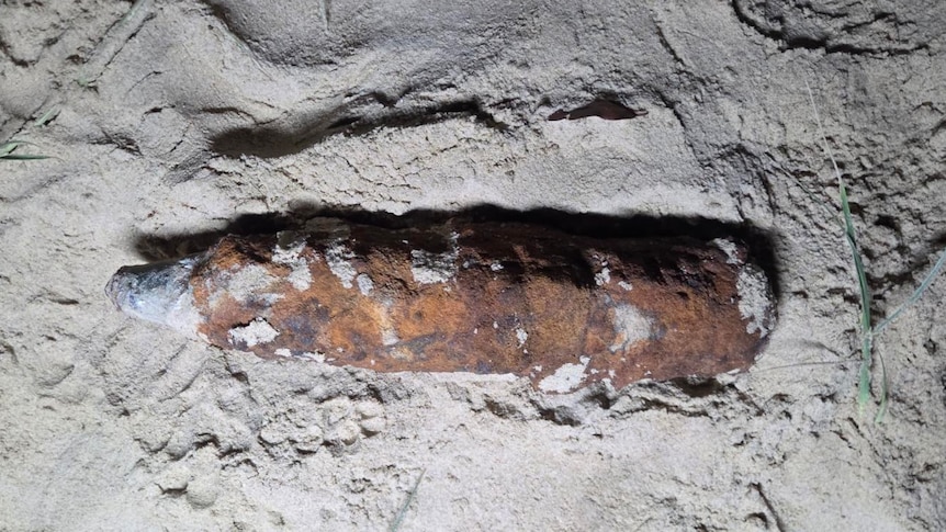 Shock wake-up for residents as WWII shell detonated on beach