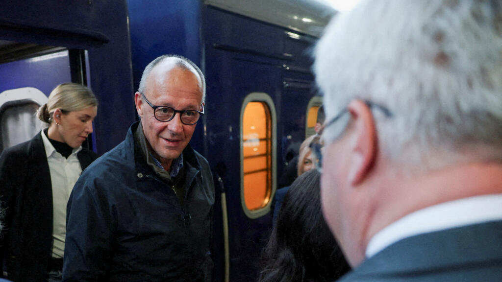 Germany's Merz visits Kyiv to pledge more support to Zelensky