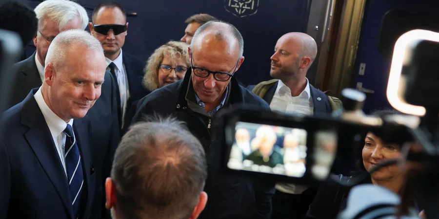 Merz makes surprise Kyiv visit, pledges drone interceptors amid Russian threats