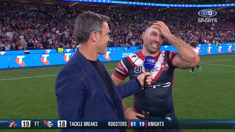 Tedesco in tears after colossal game in grand final win