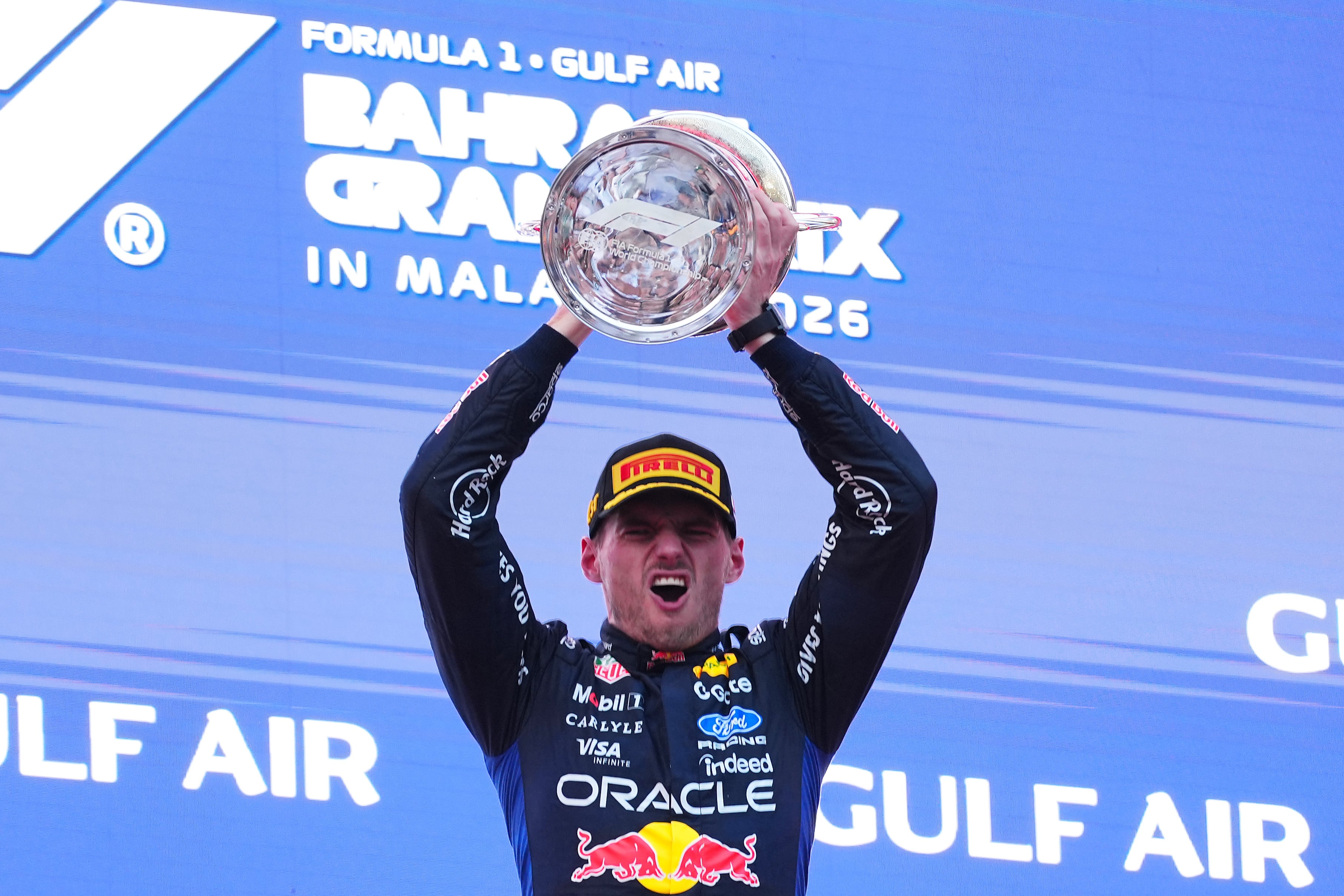 Max Verstappen wins rain-delayed Bahrain GP as Kimi Antonelli takes firm grip on title race
