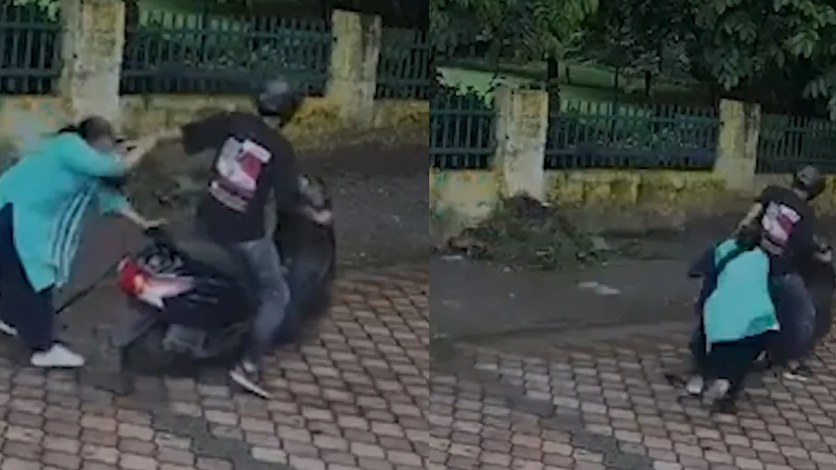 Dehradun Chain Snatching Caught On Cam: 75-YO Woman Knocked Down By Scooty Rider On Pretext Of Asking For Directions