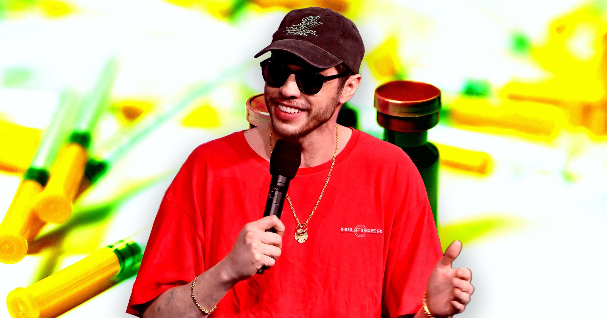 Pete Davidson Has Been Crushing Black Market Peptides to Get Disgustingly Swole
