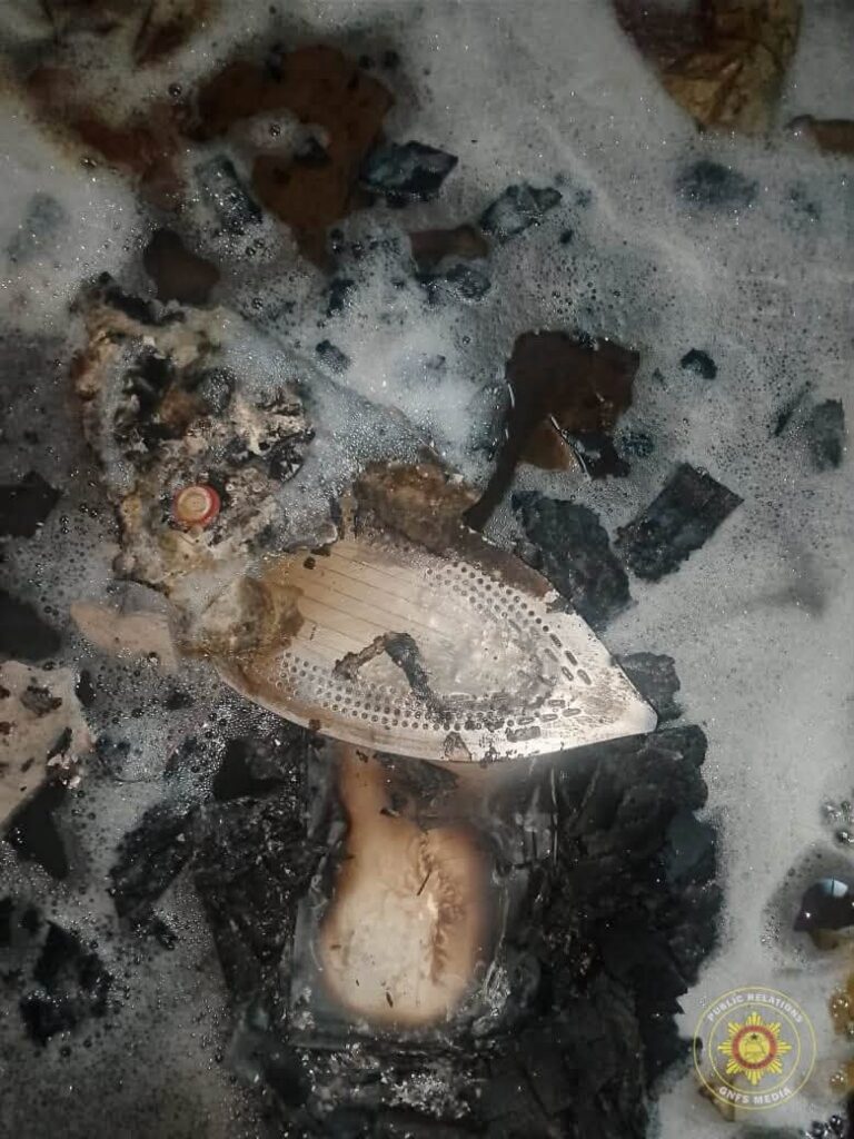 GNFS contains domestic fire at Teshie LEKMA, no casualties recorded