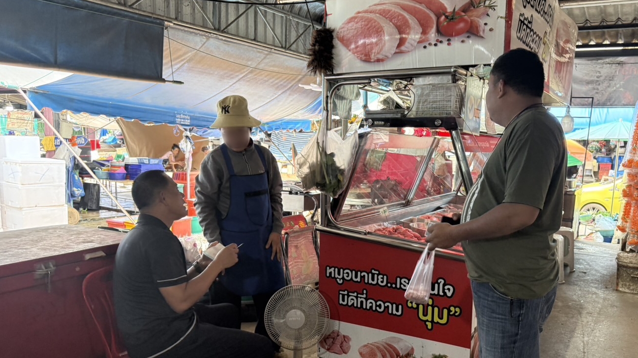 Cambodian woman arrested for selling pork outside work permit in Sa Kaeo