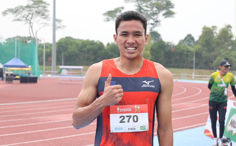 Johor hurdler Hazriq smashes 18-year Sukma record in Serdang
