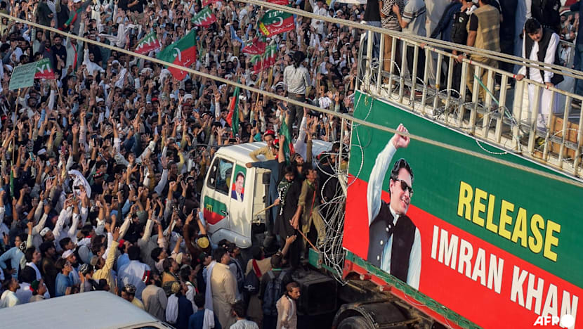 Pro-Imran Khan march starts in Pakistan's northwest