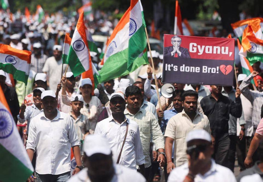 Protests intensify in India over demands for election chief to quit
