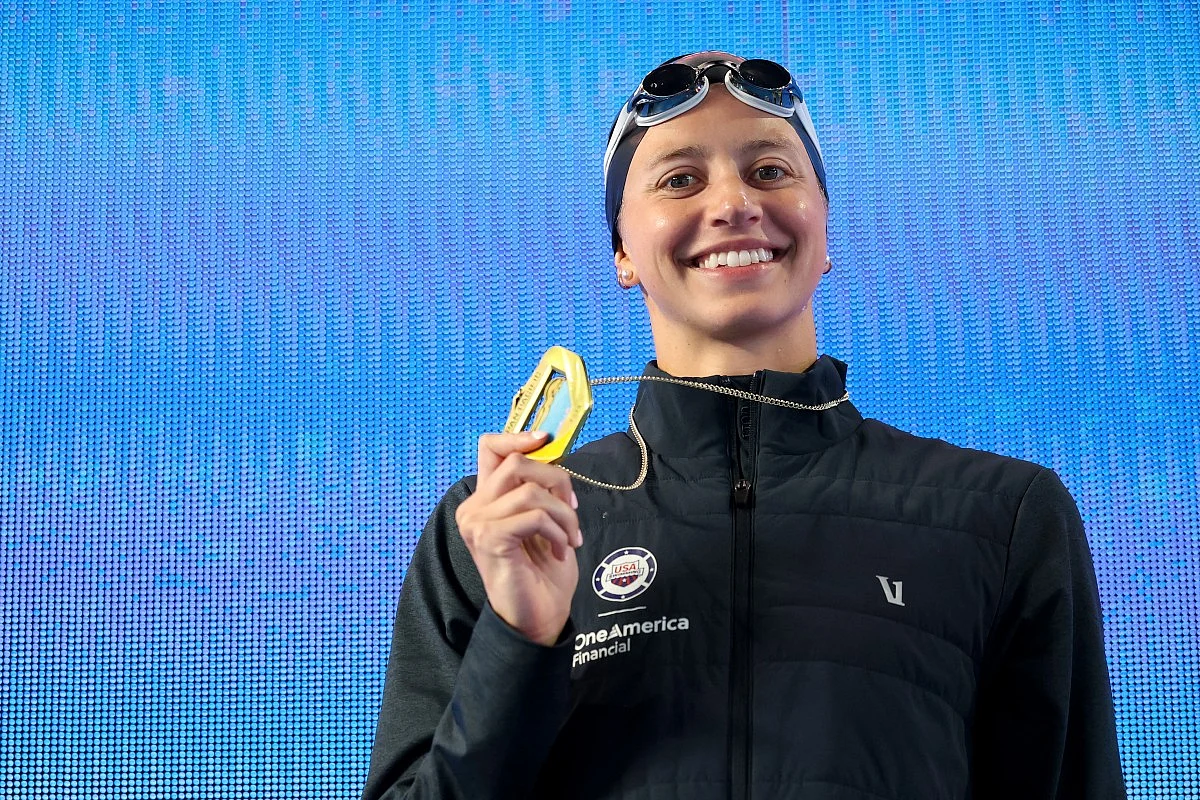 Douglass breaks 50m free world record again to claim Pan Pacs gold